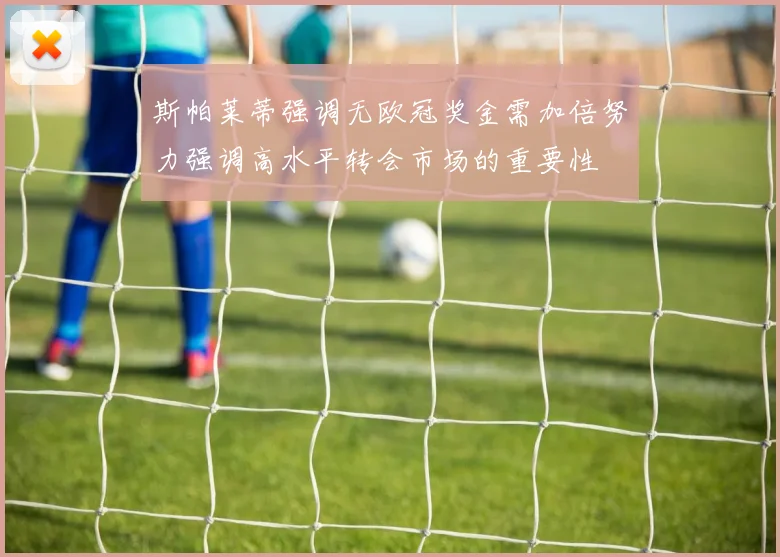 斯帕莱蒂强调无欧冠奖金需加倍努力强调高水平转会市场的重要性